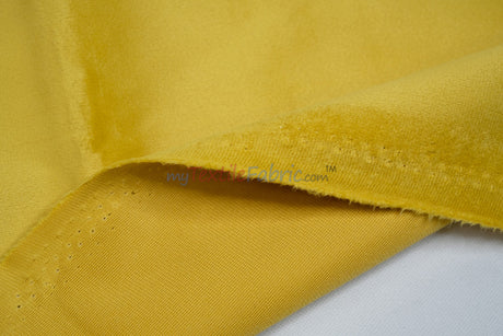 Extra Wide Fire Retardant Drapery Velvet Fabric by the Yard | 118" Wide | Multiple Colors |