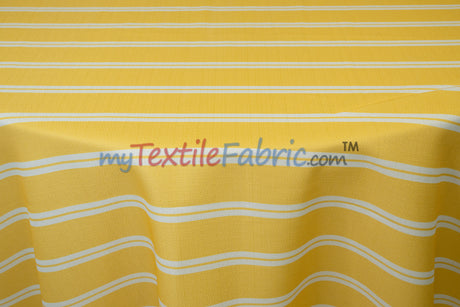 Monarch Stripe Fabric by the Yard | 100% Polyester | 60" Wide |