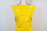 Shiny Stretch Patent Vinyl Fabric | 94% Polyester, 6% Spandex | 55" Wide | Glossy & Flexible Material for Fashion and Crafts