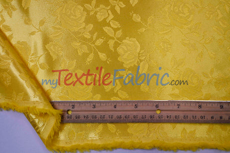 Satin Jacquard | Satin Flower Brocade | 60" Wide | Sold by the Continuous Yard |