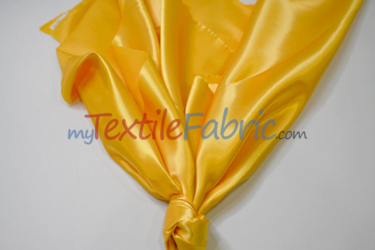 Stretch Charmeuse Satin Fabric | Soft Silky Satin Fabric | 96% Polyester 4% Spandex | Multiple Colors | Yards & Bolts