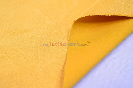 Suede Fabric | Microsuede | 40 Colors | 60" Wide | Faux Suede | Upholstery Weight, Tablecloth, Bags, Pouches, Cosplay, Costume | Continuous Yards |