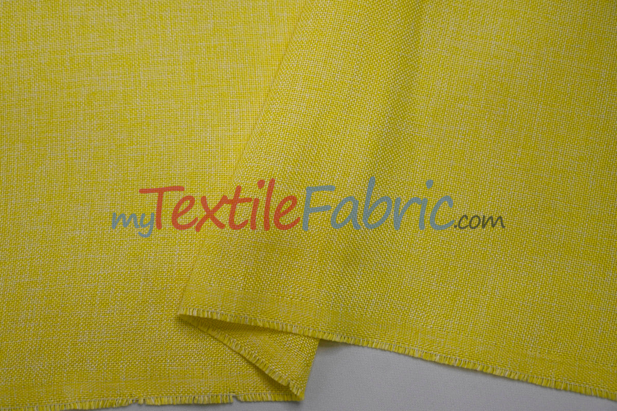 Vintage Linen Fabric | Imitation Burlap Fabric | 60" Wide | Faux Burlap | Vintage Rustic Natural Look Burlap | Washable Burlap Fabric for Decor |