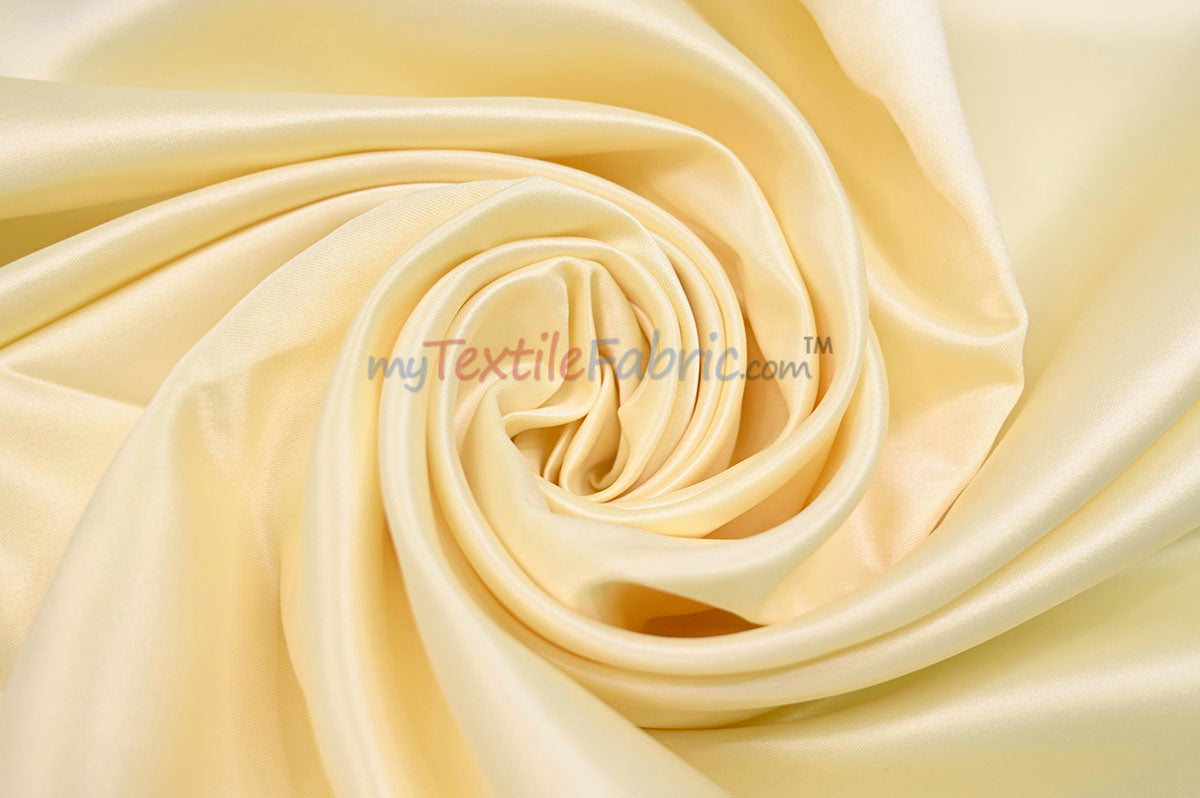 Lamour Satin Fabric | Polyester Matte Satin | Peau De Soie | 60" Wide | Wedding Dress, Tablecloth, Multiple Colors