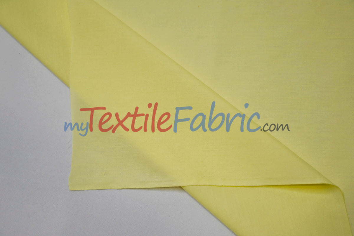 Polyester Cotton Broadcloth Fabric | 60" Wide | Solid Colors | Continuous Yards | Multiple Colors |