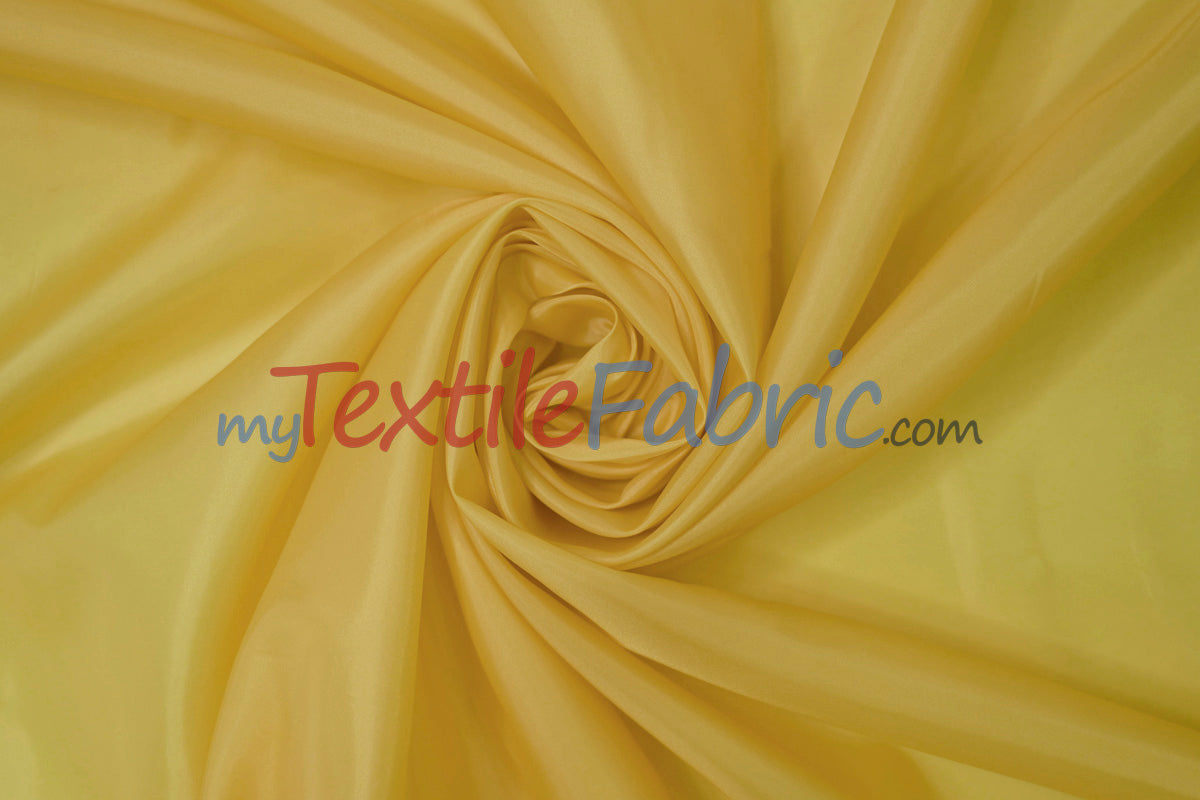 Polyester Lining Fabric | Woven Polyester Lining | 60" Wide | Continuous Yards | Imperial Taffeta Lining | Apparel Lining | Tent Lining and Decoration