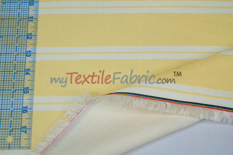 Monarch Stripe Fabric by the Yard | 100% Polyester | 60" Wide |