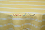Monarch Stripe Fabric by the Yard | 100% Polyester | 60" Wide |