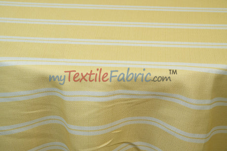 Monarch Stripe Fabric by the Yard | 100% Polyester | 60" Wide |