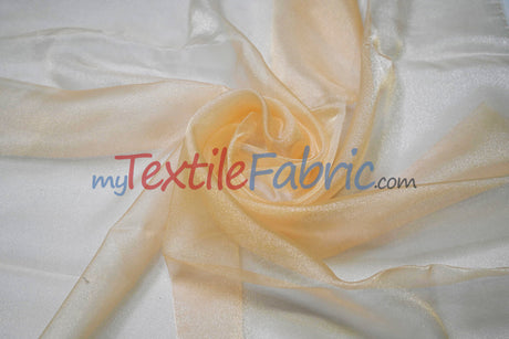 45" Crystal Organza | Rare Japanese Fabric | 100% Nylon | Sparkling Sheer Elegance