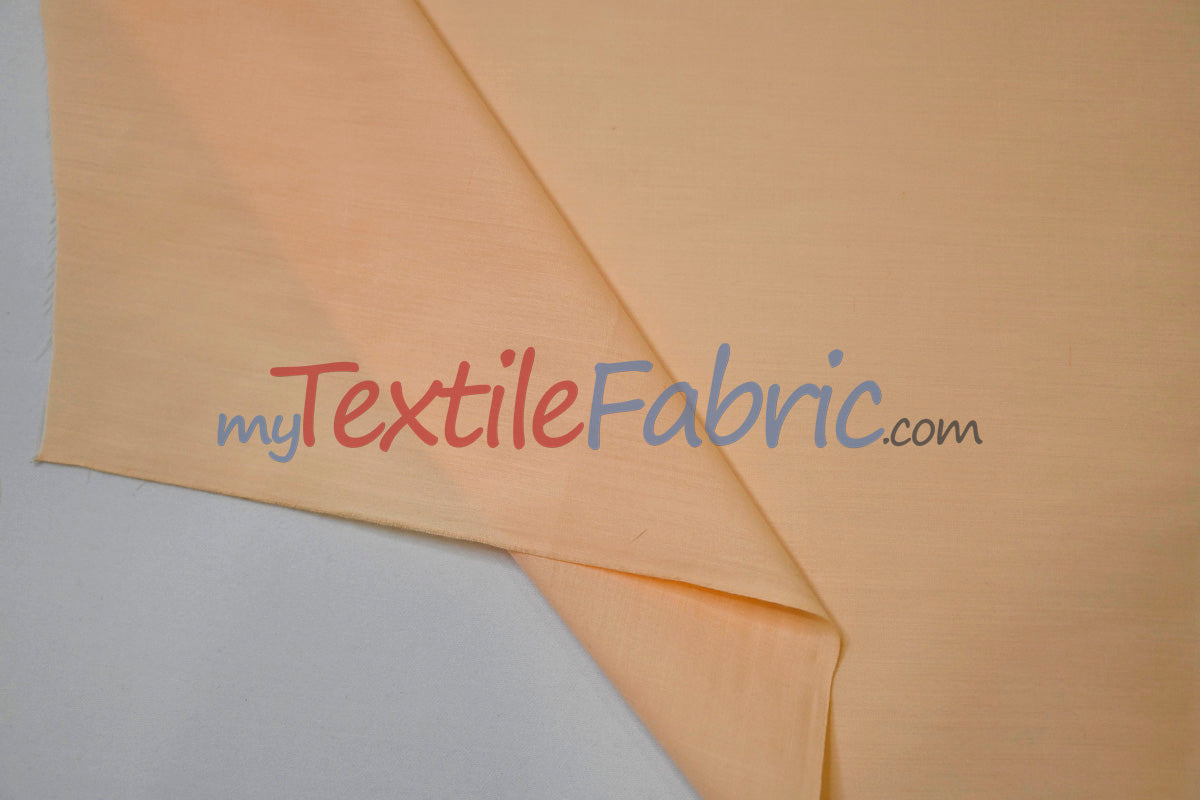 Polyester Cotton Broadcloth Fabric | 60" Wide | Solid Colors | Continuous Yards | Multiple Colors |