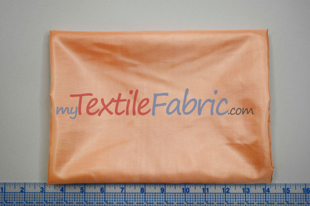 Polyester Silky Habotai Lining | 58" Wide | Super Soft and Silky Poly Habotai Fabric | Continuous Yards | Multiple Colors | Digital Printing, Apparel Lining, Drapery and Decor |