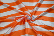2" Stripe Satin Fabric