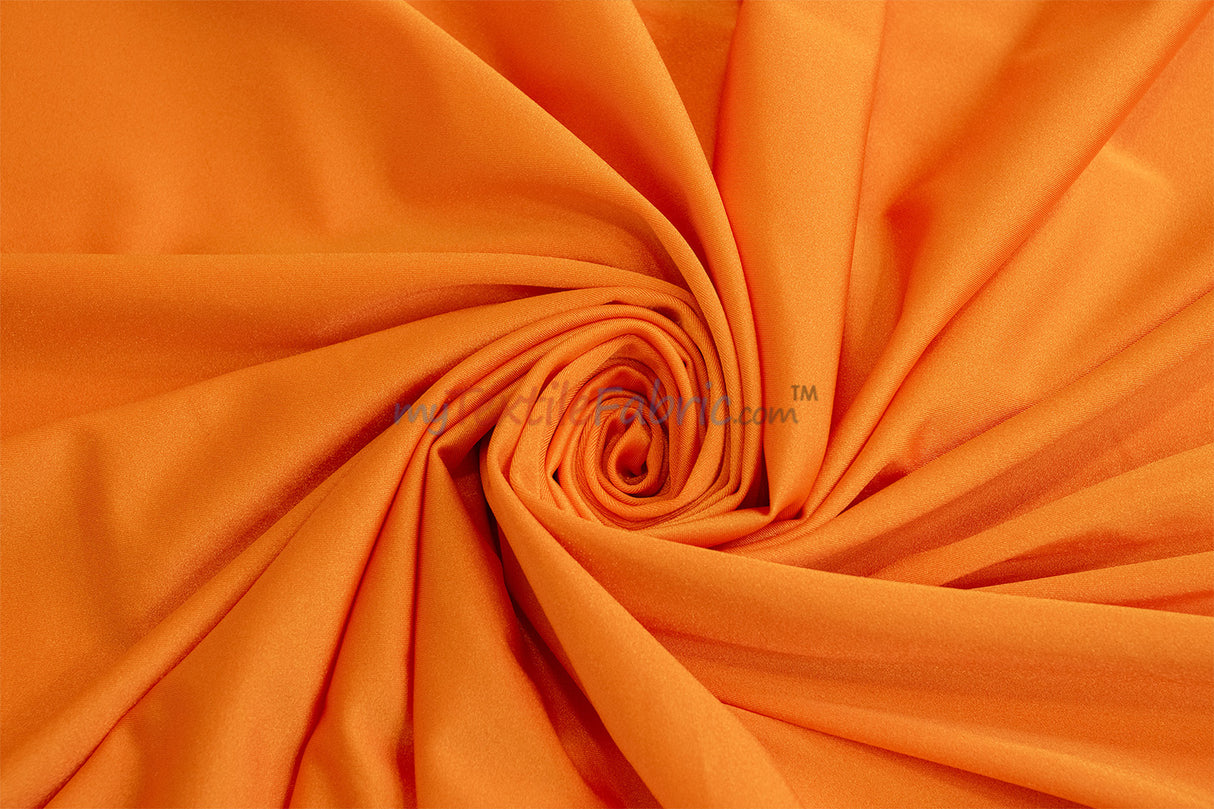 Nylon Spandex 4 Way Stretch Fabric | 60" Width | Great for Swimwear, Dancewear, Waterproof, Tablecloths, Chair Covers | Multiple Colors |