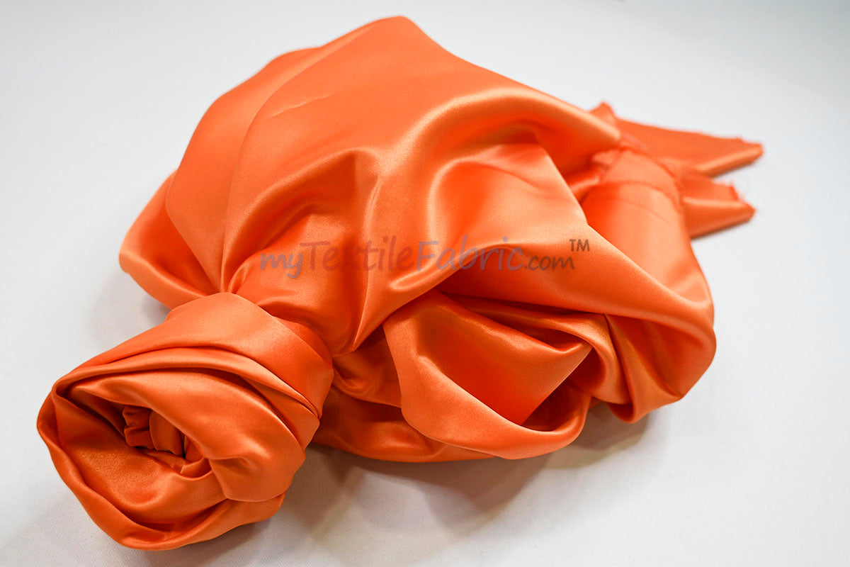 Lamour Satin Fabric | Polyester Matte Satin | Peau De Soie | 60" Wide | Wedding Dress, Tablecloth, Multiple Colors