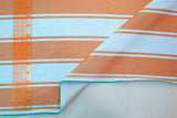 Cabana Rustic Stripe Fabric | Yarn-Dyed Stripes | Linen Look | 58” Wide | Outdoor Fabric |