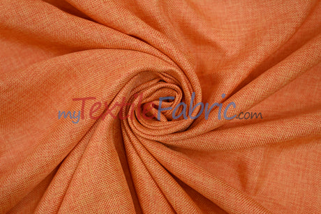 Vintage Linen Fabric | Imitation Burlap Fabric | 60" Wide | Faux Burlap | Vintage Rustic Natural Look Burlap | Washable Burlap Fabric for Decor |