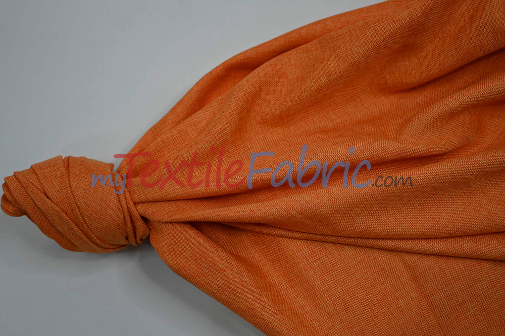 Vintage Linen Fabric | Imitation Burlap Fabric | 60" Wide | Faux Burlap | Vintage Rustic Natural Look Burlap | Washable Burlap Fabric for Decor |