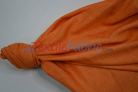 Vintage Linen Fabric | Imitation Burlap Fabric | 60" Wide | Faux Burlap | Vintage Rustic Natural Look Burlap | Washable Burlap Fabric for Decor |