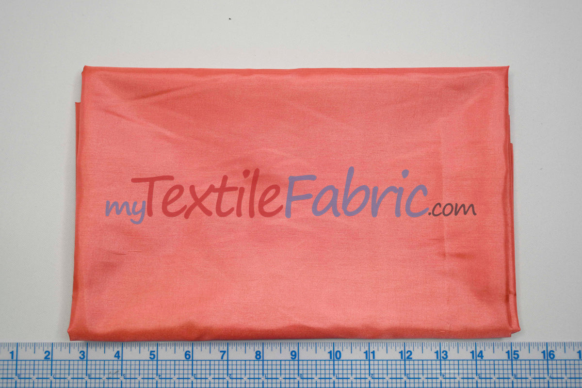 Polyester Silky Habotai Lining - 58&#34; Wide - Super Soft and Silky Poly Habotai Fabric - Sample Swatch - Digital Printing, Apparel Lining, Drapery and Decor