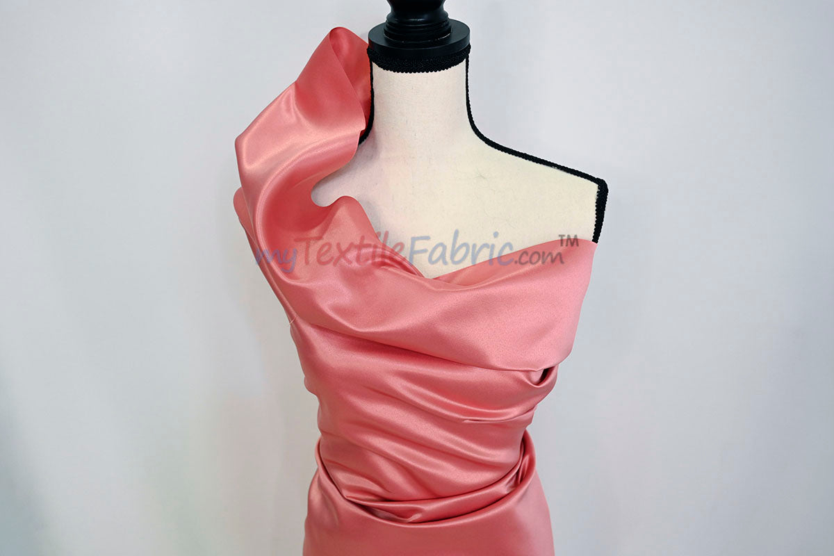 Lamour Satin Fabric | Polyester Matte Satin | Peau De Soie | 60" Wide | Wedding Dress, Tablecloth, Multiple Colors