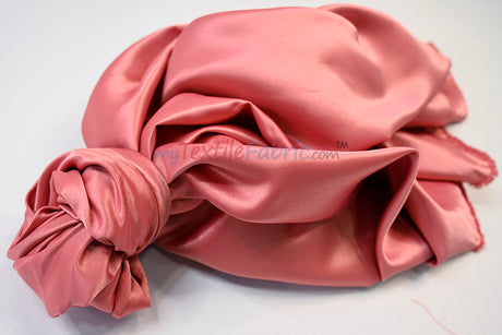 Lamour Satin Fabric | Polyester Matte Satin | Peau De Soie | 60" Wide | Wedding Dress, Tablecloth, Multiple Colors