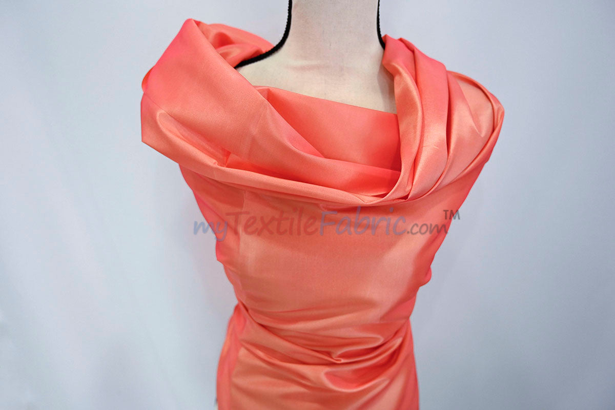 Taffeta Fabric | Two Tone Taffeta Fabric | Non Stretch Taffeta | 60" Wide | Multiple Solid Colors