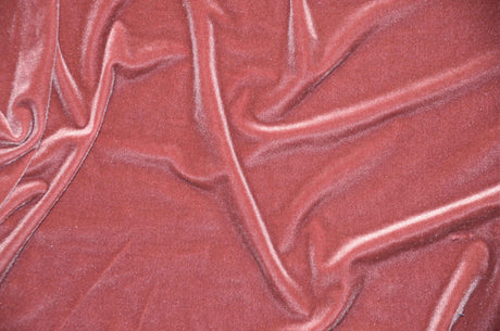 Soft and Plush Stretch Velvet Fabric | Stretch Velvet Spandex | 58" Wide | Spandex Velour for Apparel, Costume, Cosplay, Drapes |