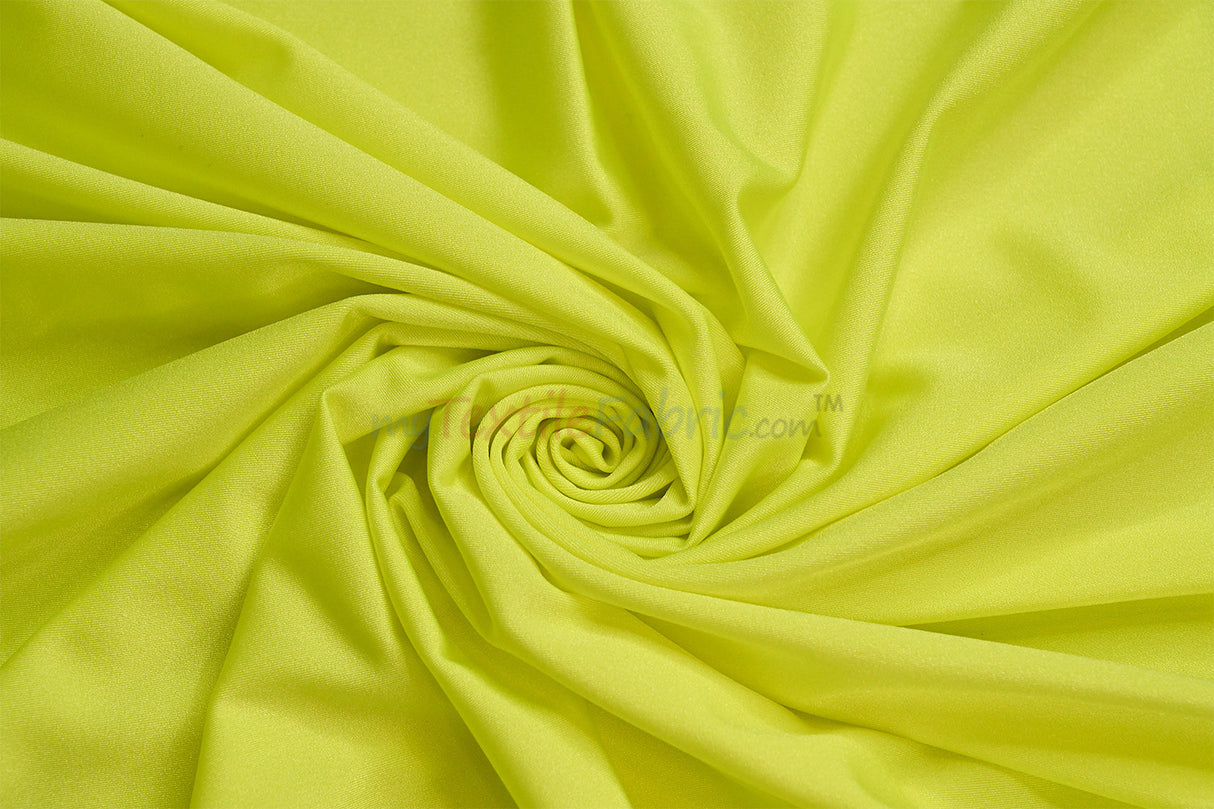 Nylon Spandex 4 Way Stretch Fabric | 60" Width | Great for Swimwear, Dancewear, Waterproof, Tablecloths, Chair Covers | Multiple Colors |
