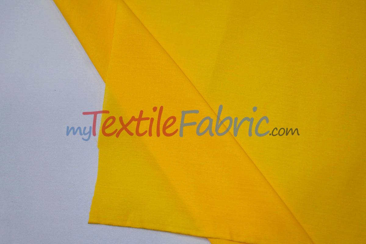 Polyester Cotton Broadcloth Fabric | 60" Wide | Solid Colors | Continuous Yards | Multiple Colors |