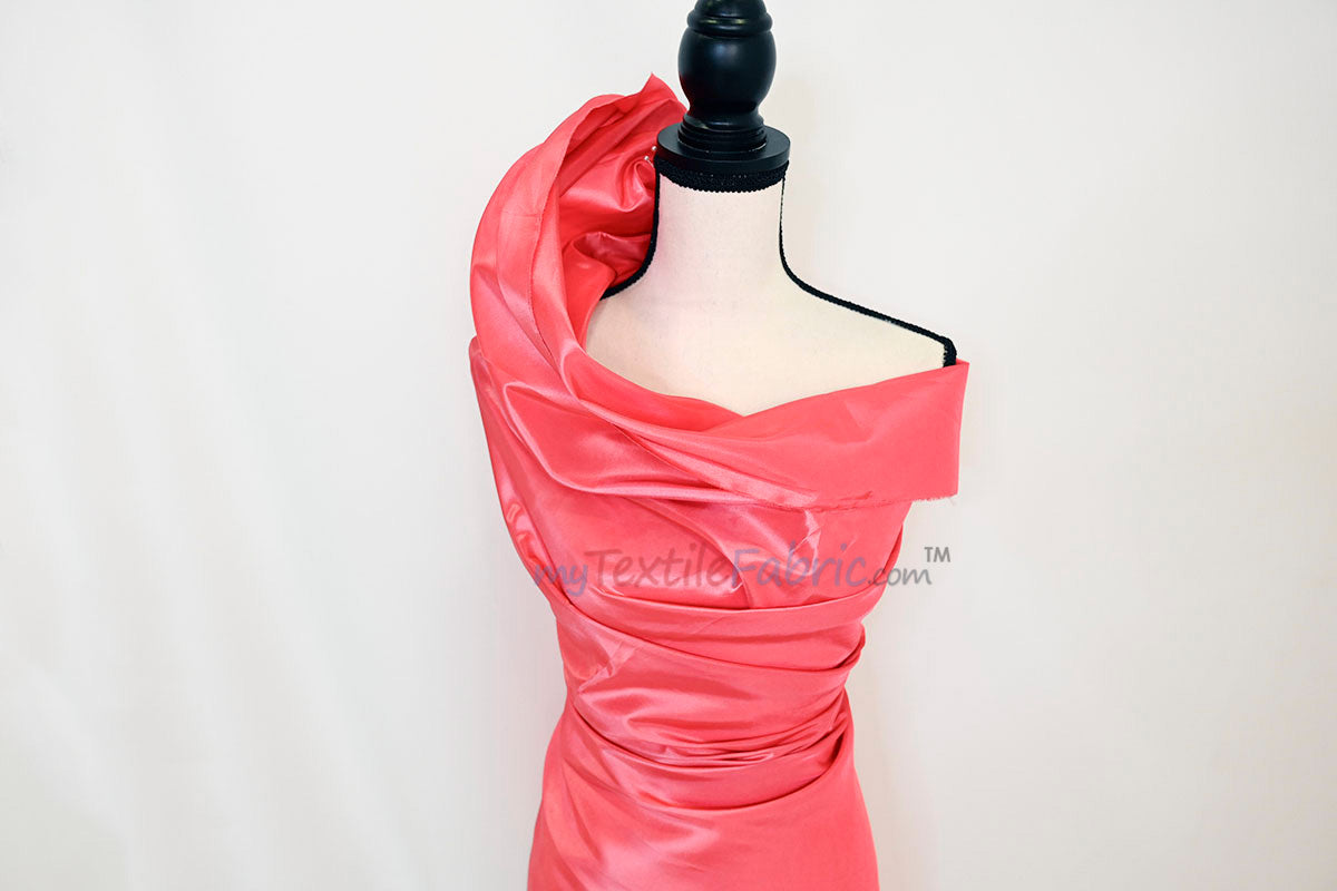 Taffeta Fabric | Two Tone Taffeta Fabric | Non Stretch Taffeta | 60" Wide | Multiple Solid Colors