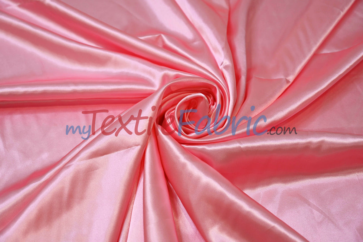 Charmeuse Satin Fabric | Silky Soft Satin | 60" Wide | Continuous Yards | Multiple Colors |