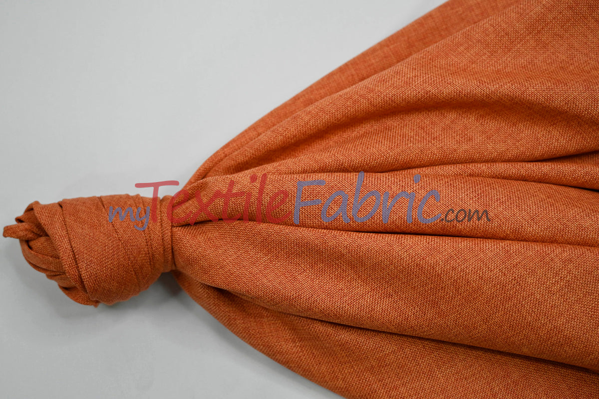 Vintage Linen Fabric | Imitation Burlap Fabric | 60" Wide | Faux Burlap | Vintage Rustic Natural Look Burlap | Washable Burlap Fabric for Decor |