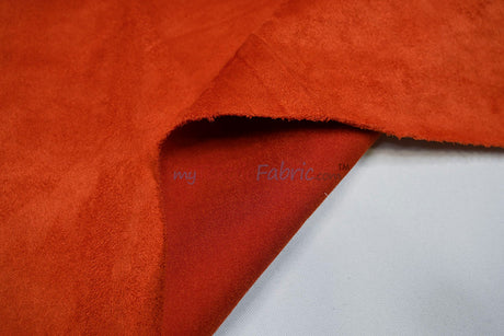 Suede Fabric | Microsuede | 40 Colors | 60" Wide | Faux Suede | Upholstery Weight, Tablecloth, Bags, Pouches, Cosplay, Costume | Continuous Yards |