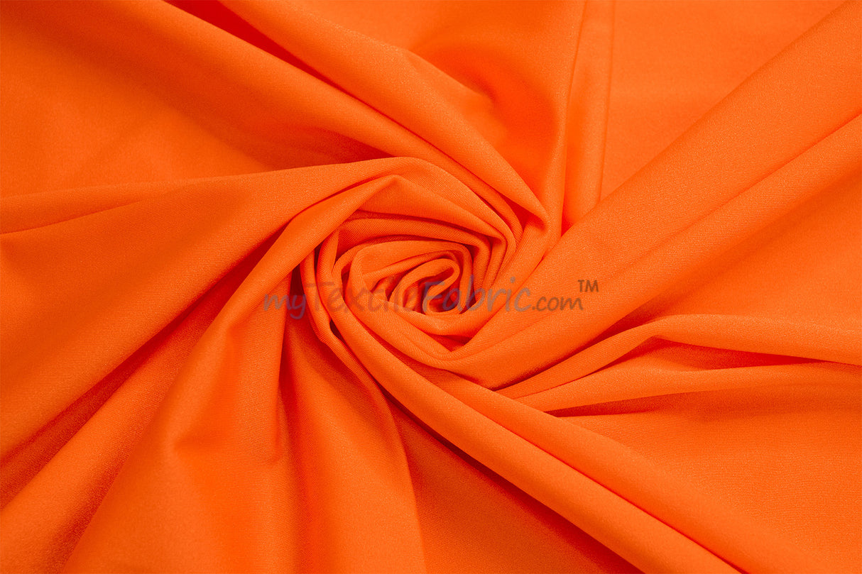 Nylon Spandex 4 Way Stretch Fabric | 60" Width | Great for Swimwear, Dancewear, Waterproof, Tablecloths, Chair Covers | Multiple Colors |