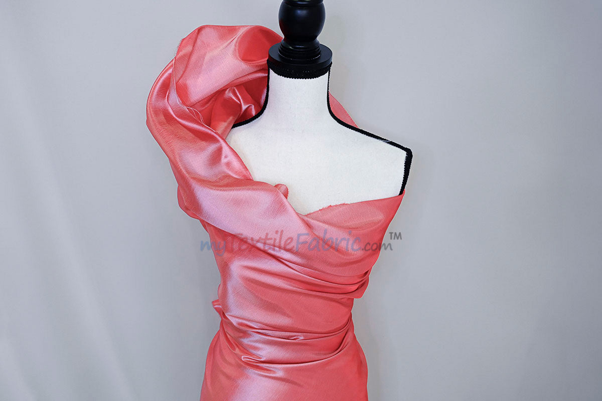 Taffeta Fabric | Two Tone Taffeta Fabric | Non Stretch Taffeta | 60" Wide | Multiple Solid Colors