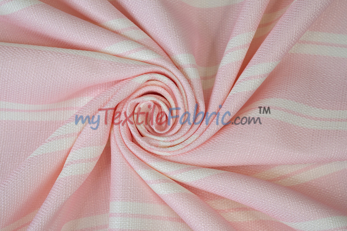 Monarch Stripe Fabric by the Yard | 100% Polyester | 60" Wide |