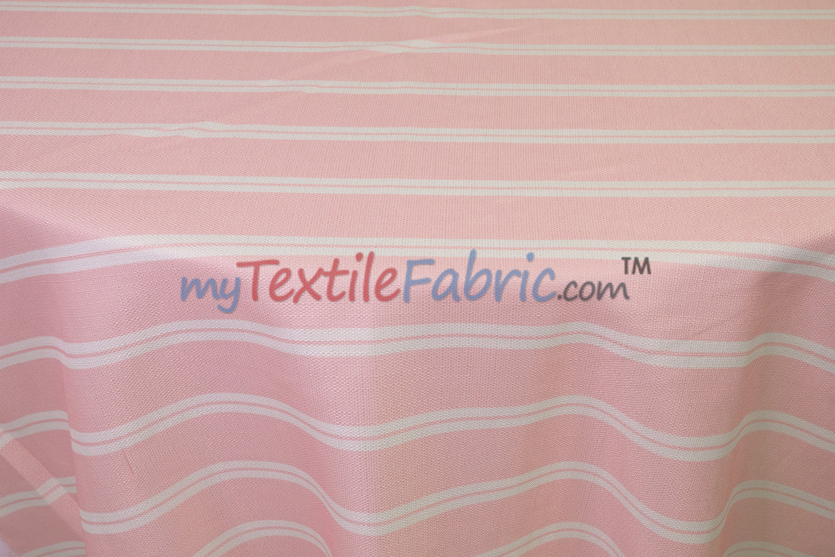 Monarch Stripe Fabric by the Yard | 100% Polyester | 60" Wide |