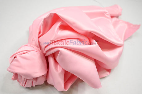 Lamour Satin Fabric | Polyester Matte Satin | Peau De Soie | 60" Wide | Wedding Dress, Tablecloth, Multiple Colors