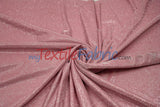 Stretch Glimmer Knit Fabric | 2 Way Stretch | 56" Wide | Metallic Glitter Spandex Knit Fabric |