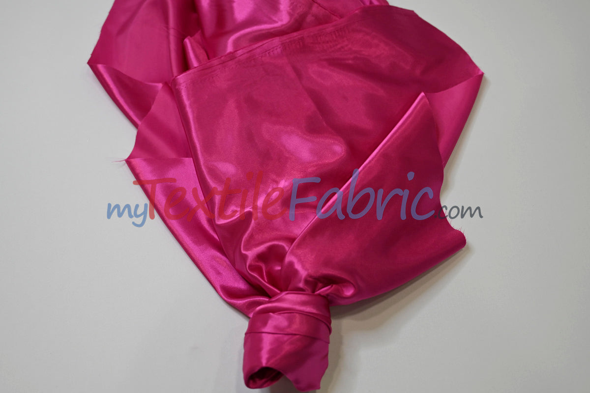 Stretch Charmeuse Satin Fabric | Soft Silky Satin Fabric | 96% Polyester 4% Spandex | Multiple Colors | Yards & Bolts