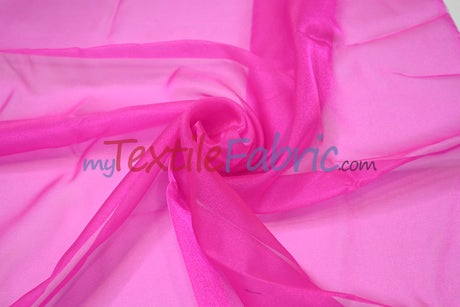 45" Crystal Organza | Rare Japanese Fabric | 100% Nylon | Sparkling Sheer Elegance