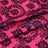 Damask Flocking Taffeta | Flocking Velvet Damask on Taffeta Fabric | 60" Wide | Curtains, Apparel, Cosplay, Costume, Decor | Fabric mytextilefabric Yards Fuchsia Damask 