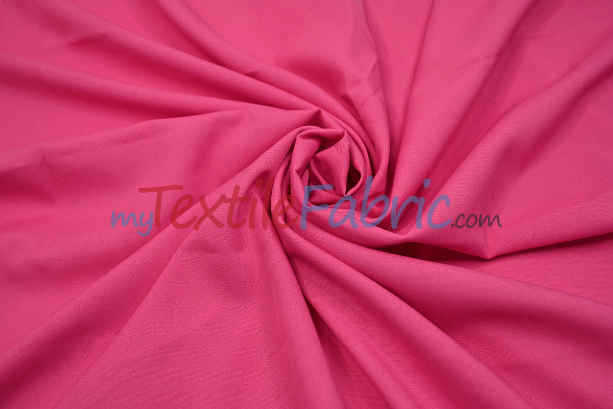 Extra Wide Polyester Fabric | 124" Wide Polyester Fabric | 124" Polypoplin for Tablecloths, Drapery, and Curtains |