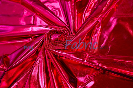 Metallic Foil Spandex Lame | Stretch Metallic Lame | Spandex Lame Fabric | All Over Foil on Stretch Knit | 60" Wide |