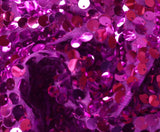 New York Dazzle Sequins Fabric | 6mm Sequins Fabric | 52" Wide | Multiple Colors |