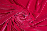 Soft and Plush Stretch Velvet Fabric | Stretch Velvet Spandex | 58" Wide | Spandex Velour for Apparel, Costume, Cosplay, Drapes |