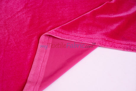 Soft and Plush Stretch Velvet Fabric | Stretch Velvet Spandex | 58" Wide | Spandex Velour for Apparel, Costume, Cosplay, Drapes |