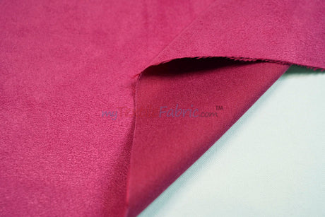 Suede Fabric | Microsuede | 40 Colors | 60" Wide | Faux Suede | Upholstery Weight, Tablecloth, Bags, Pouches, Cosplay, Costume | Continuous Yards |