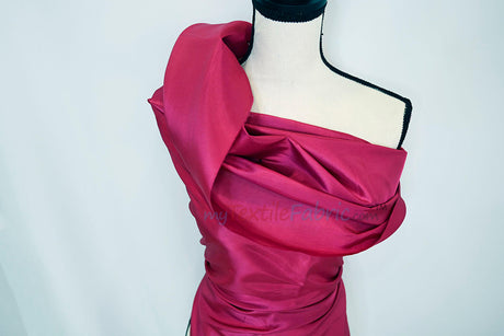 Stretch Taffeta Fabric | 60" Wide | Multiple Solid Colors | Continuous Yards | Costumes, Apparel, Cosplay, Designs | MTF Quality |